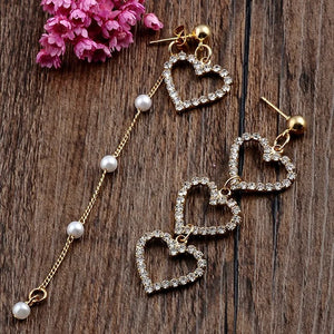 50pcs Love Peach Heart-shaped Pendant DIY Jewelry Material