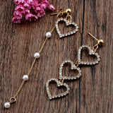 50pcs Love Peach Heart-shaped Pendant DIY Jewelry Material