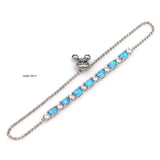 Fire Opal Bracelet for Women Adjustable Gift