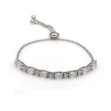 Fire Opal Bracelet for Women Adjustable Gift