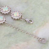 Multi-color Fire Opal Bracelets Women's Bangles Party Jewelry