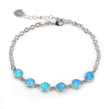 Fire Opal Geometric Bracelet Female Bracelet Jewelry