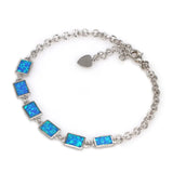 Fire Opal Geometric Bracelet Female Bracelet Jewelry