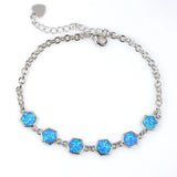Fire Opal Geometric Bracelet Female Bracelet Jewelry