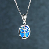 Opal Droplet Pendant Necklace Fine Jewelry for Women