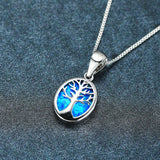 Opal Droplet Pendant Necklace Fine Jewelry for Women