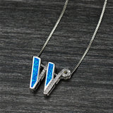 Shine Opal Pendant Necklace for Women