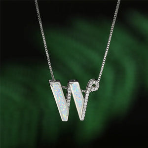Shine Opal Pendant Necklace for Women