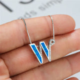 Shine Opal Pendant Necklace for Women