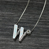 Shine Opal Pendant Necklace for Women
