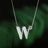 Shine Opal Pendant Necklace for Women
