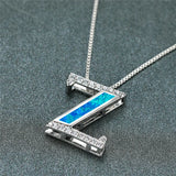 Shine Opal Pendant Necklace Jewelry for Women