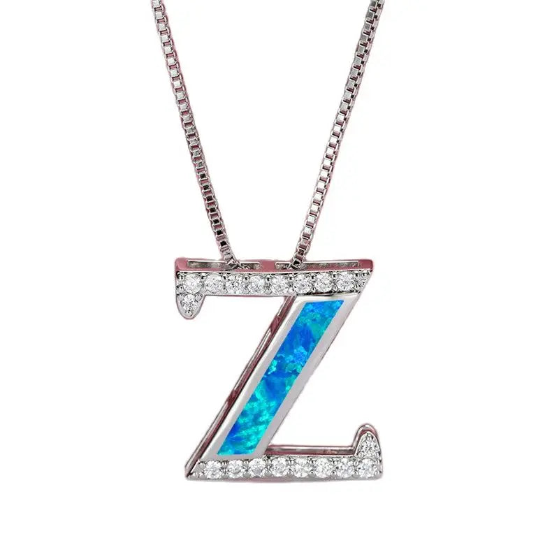 Shine Opal Pendant Necklace Jewelry for Women