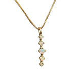 JLP348 Opal Pendant Necklace Jewelry for Women