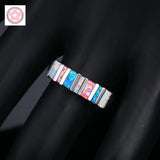 Colorful Fire Opal Wedding Ring for Women