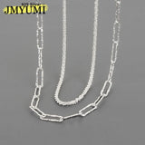 925 Sterling Silver Necklace For Women High Pendant Necklace Length