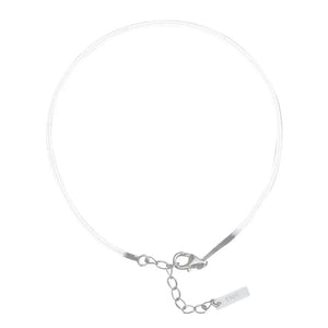 925 Silver Snake Bone Anklet Women's Bracelet