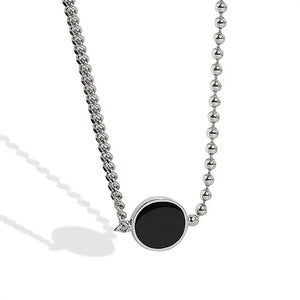 925 Silver High Stone Pendant Necklace Length