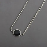 925 Silver High Stone Pendant Necklace Length