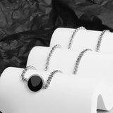 925 Silver High Stone Pendant Necklace Length