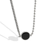 925 Silver High Stone Pendant Necklace Length