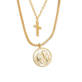 925 Sterling Silver Cross Pendant Necklace