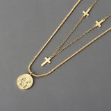 925 Sterling Silver Cross Pendant Necklace