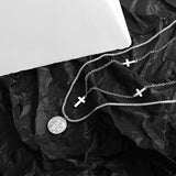 925 Sterling Silver Cross Pendant Necklace