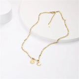 High End Sun Moon Pendant Necklace Jewelry