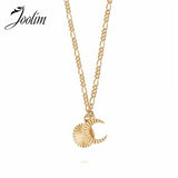 High End Sun Moon Pendant Necklace Jewelry