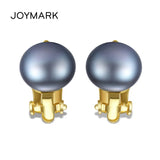 4 Colors Freshwater Pearl Clip Earrings Sterling Silver Ear Clip No Piercing