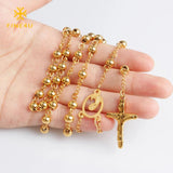Cross Pendant Necklace 316L Stainless Steel Religious Jewelry