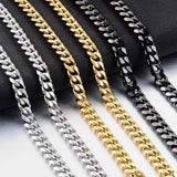 Stainless Steel Cuban Chain Hip Hop Necklace