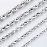 ASON Inoxidable Chains 1-5mm Stainless Steel Snake Chains Necklace