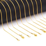 ASON Inoxidable Chains 1-5mm Stainless Steel Snake Chains Necklace