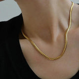 316L Stainless Steel Chain Necklace For Men Women NK Classic Gold/Silver