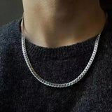 316L Stainless Steel Chain Necklace For Men Women NK Classic Gold/Silver
