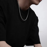 Stainless Steel Keel Chain Cuban Necklace