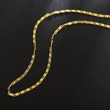 925 Silver 2MM Side Chain Necklace For Women Man Wedding Jewelry