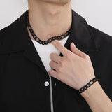 Stainless Steel Chain Necklace Men's Jewelry Gift Collar