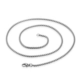 Stainless Steel Rope Pearl Chain Necklace for Pendant Men Women