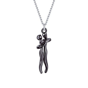 Couple Hug Necklace 316 Stainless Steel Jewelry Gift