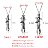 Couple Hug Necklace 316 Stainless Steel Jewelry Gift