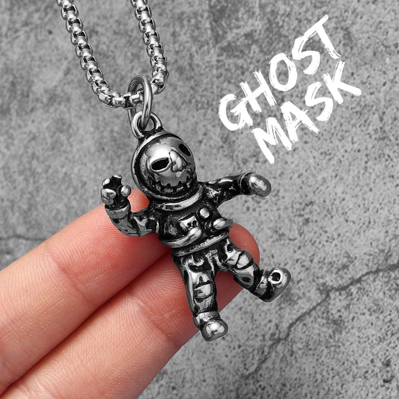 Astronaut Necklace 316L Stainless Steel Hip Hop Chain