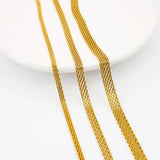 Mesh Chain Necklace for Women Stainless Steel Jewelry Punk Vintage