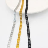 Mesh Chain Necklace for Women Stainless Steel Jewelry Punk Vintage
