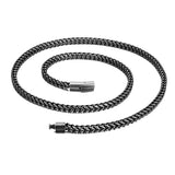 Vintage Stainless Steel 5mm Wide Cuban Chain Necklace