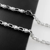 Men's 316L Stainless Steel Track Chain Necklace