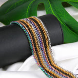 Stainless Steel Necklace Rope Chain for Women Men Box Choker DIY Pendant Jewelry