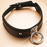 Sexy Punk Rock Choker Necklace PU Leather Bondage Cosplay Goth Collar X632C